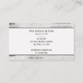 Rustisch Beer van het Land Silhouette op de boomsc Visitekaartje (Achterkant)