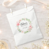 Rustisch Blush Pink Peonies Floral Vrijgezellenfee Bedankzakje (Geknipt)