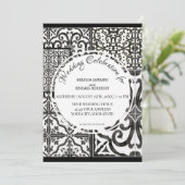 Rustisch Boerderij Barn Modern Tile Black White We Kaart (Staand voorkant)