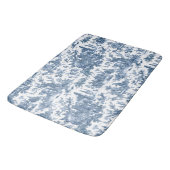 Rustisch Boerderij Frans Toile-Blue en White Badmat (Gekanteld)