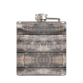 Rustisch BOERDERIJ LIFE in script | Heupfles (Achterkant)