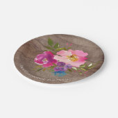 Rustisch Bord met houten lentevloeren (Gekanteld)