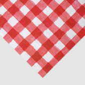 Rustisch buffelpapier voor rode en witte stukjes tissuepapier (Detail)