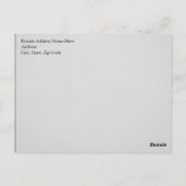 Rustisch Chalkboard, aangepast Briefkaart (Achterkant)