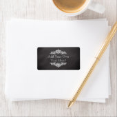 Rustisch  Chalkboard, aangepast Etiket (Insitu)