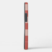 Rustisch Chic Red Pset Monogram Case-Mate iPhone Case (Achterkant / Rechts)