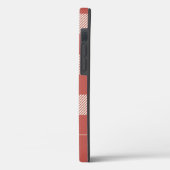 Rustisch Chic Red Pset Monogram Case-Mate iPhone Case (Achterkant / Links)