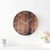 Rustisch , donker hout Romeinse getallen Grote Klok (Huis)