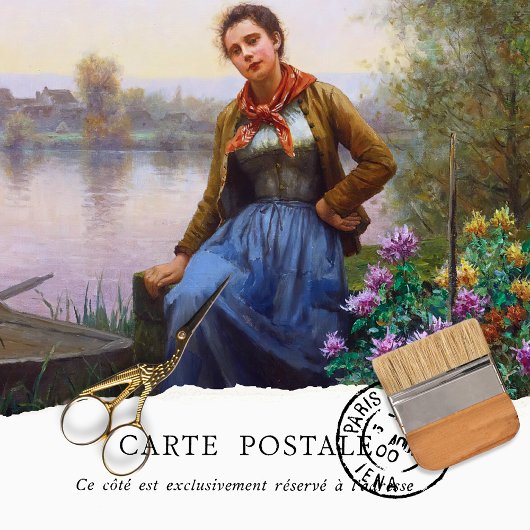 Rustisch Frans debetpapier voor vrouwen Tissuepapier