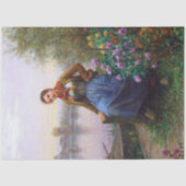 Rustisch Frans debetpapier voor vrouwen Tissuepapier (Voorkant)