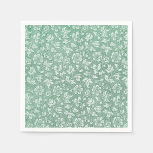 Rustisch Frans  Sage Green Floral Pattern Servet