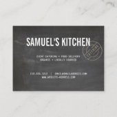  Rustisch gebundeld Logo alkbord Visitekaartje (Achterkant)