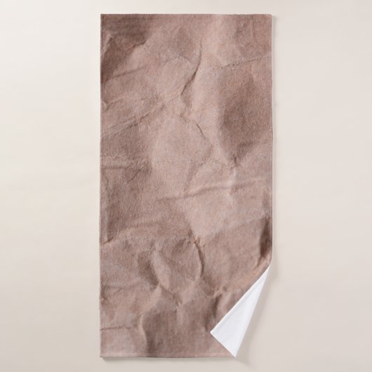 Rustisch gecrêpt papier badhanddoek (Badhanddoek)