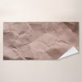 Rustisch gecrêpt papier badhanddoek (Badhanddoek)