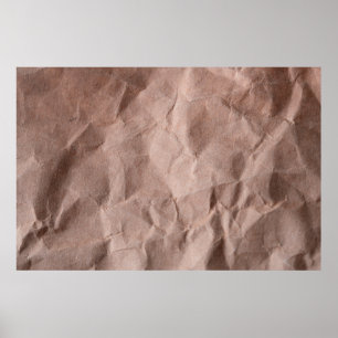 Rustisch gecrêpt papier poster