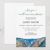 Rustisch Genderneutraal Baby shower Kaart (Voorkant / Achterkant)