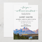 Rustisch Genderneutraal Baby shower Kaart (Voorkant / Achterkant)