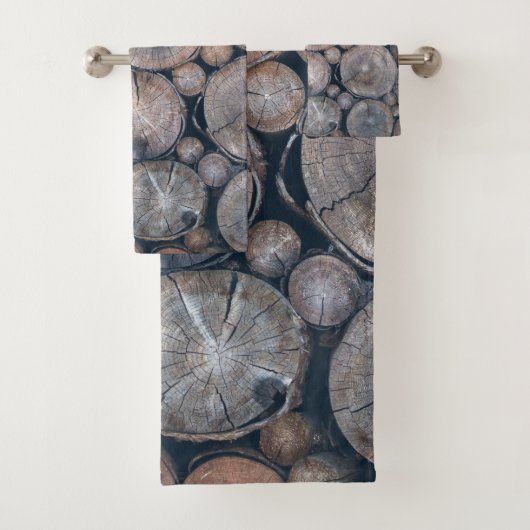 Rustisch hout #3 #wall #art bad handdoek (Insitu)