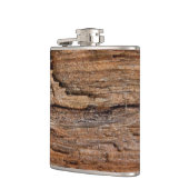 Rustisch hout heupfles (Links)