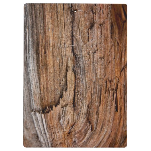 Rustisch hout klembord (Achterkant)