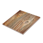 Rustisch hout tegeltje (Zijkant)