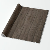 Rustisch houten verdampingspapier met barnenplank cadeaupapier (Uitgerold)
