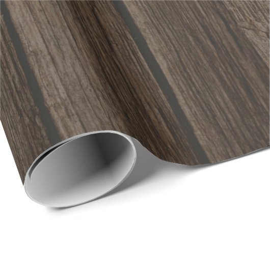 Rustisch houten verdampingspapier met barnenplank cadeaupapier (Rol Hoek)