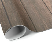 Rustisch houten verdampingspapier met barnenplank cadeaupapier (Rol Hoek)