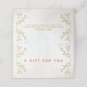 Rustisch houtscheldcertificaat (Buitenkant ongevouwen)