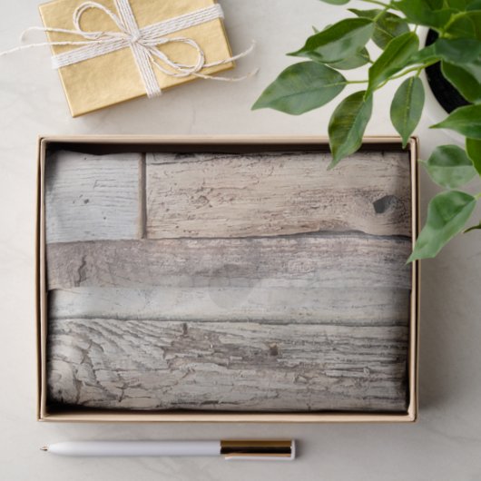 Rustisch houtswitpapier tissuepapier (Geschenk)