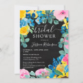 Rustisch karton, vrijgezellenfeest met florale fot kaart (Voorkant)