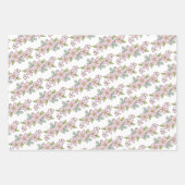 Rustisch kerstfeest in Poinsettia Inpakpapier Vel (Voorkant)