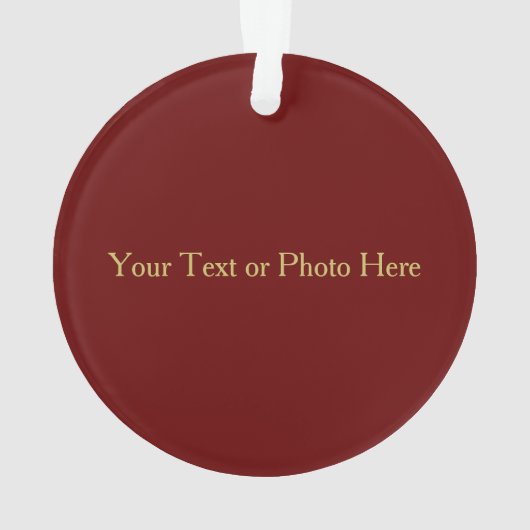 Rustisch kerstfeest ornament (achterkant)