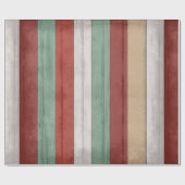 Rustisch kleurrijk hout cadeaupapier (Vlak)