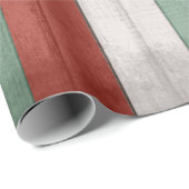 Rustisch kleurrijk hout cadeaupapier (Rol Hoek)