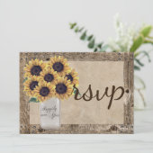 Rustisch land Barn Wedding Sunflower Mason Jar (Staand voorkant)