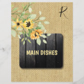 Rustisch land bolap recept organisator (Voorkant)