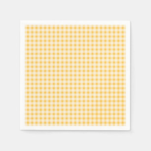 RUSTISCH LAND GEEL GINGHAM NAPKIN SERVET