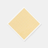 RUSTISCH LAND GEEL GINGHAM NAPKIN SERVET (Hoek)