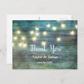 Rustisch land | hout | Bruin Briefkaart (Voorkant / Achterkant)