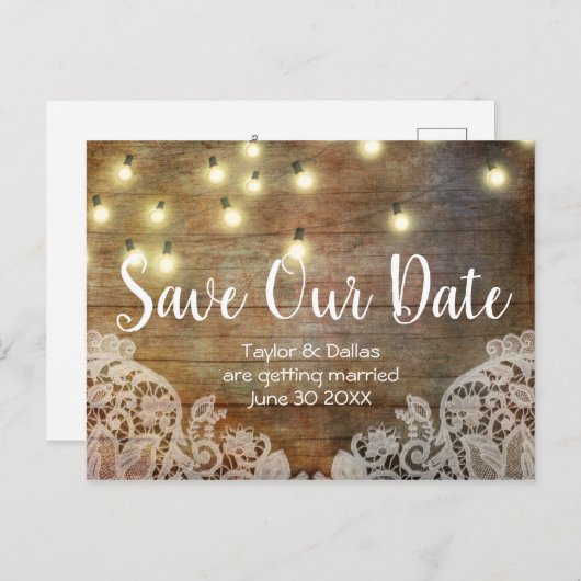 Rustisch land | hout | Bruin Briefkaart (Voorkant / Achterkant)