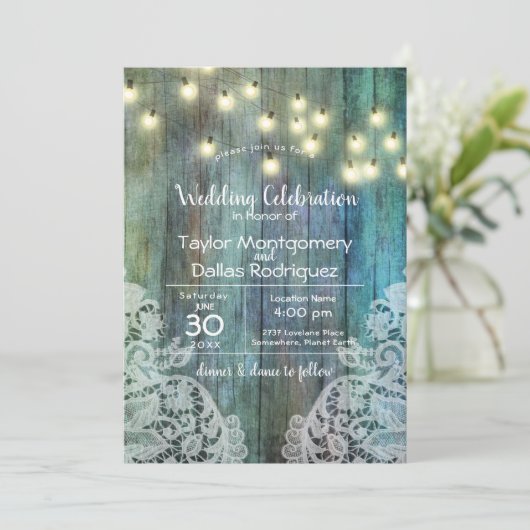 Rustisch land | hout | Bruin Kaart (Staand voorkant)