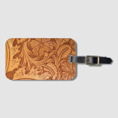 rustisch land oud western leder van de westcowboy bagagelabel (Voorkant (horizontaal))