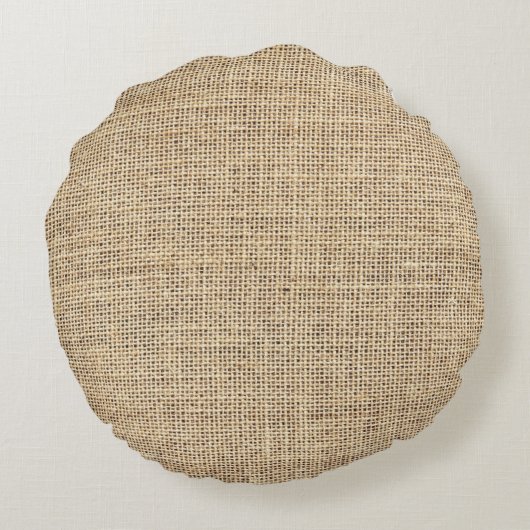 Rustisch land  overlapping rond kussen (Achterkant)