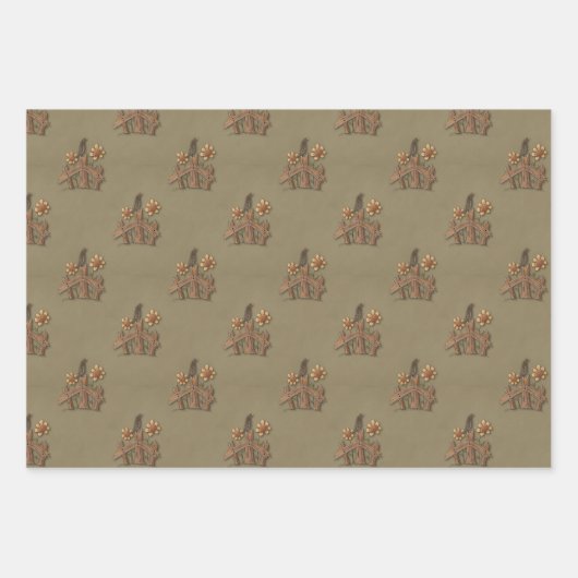 Rustisch land Play en Krogen Inpakpapier Vel (Voorkant 3)