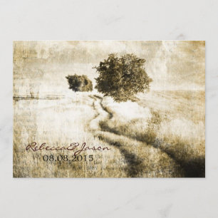 Rustisch land Road western buitenhuwelijk Kaart