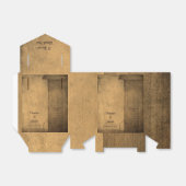 Rustisch Land Wood Barn  Western huwelijk Bedankdoosjes (Uitgevouwen)