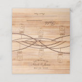 Rustisch Land Wood en Mason Jars Barn Wedding (Buitenkant ongevouwen)