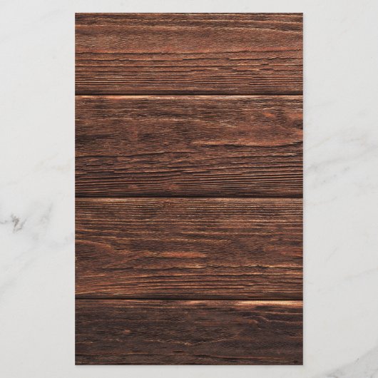 Rustisch landhouten Mason Jar Lights Wedding Menu (Achterkant)