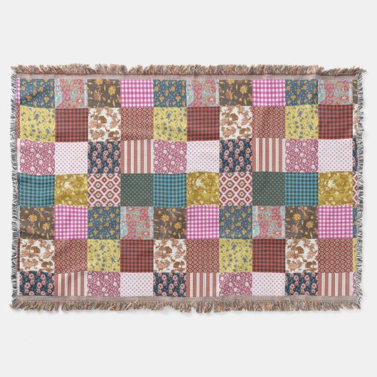 Rustisch  landpatchwork - Quilt Pattern Deken (Voorkant)